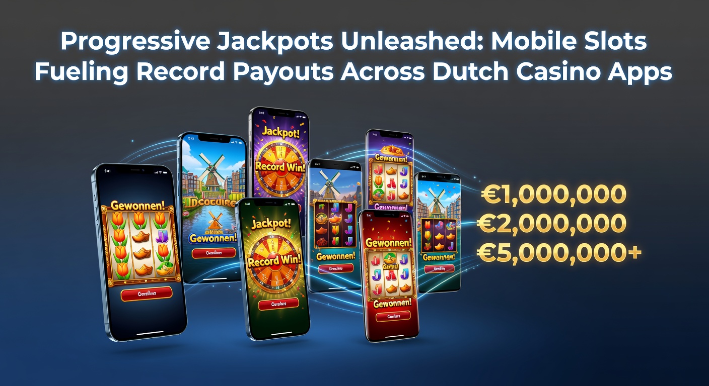 Schermafbeelding van een mobiele slot met exploderende progressieve jackpot, kleurenpracht en groeiende teller